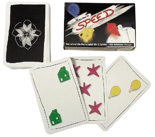 Speed Kartenspiel Mit Normalen Karten
