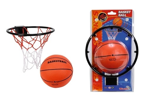 Basketball Set - tolles Indoor / Outdoor Miniset mit 14 cm Ball