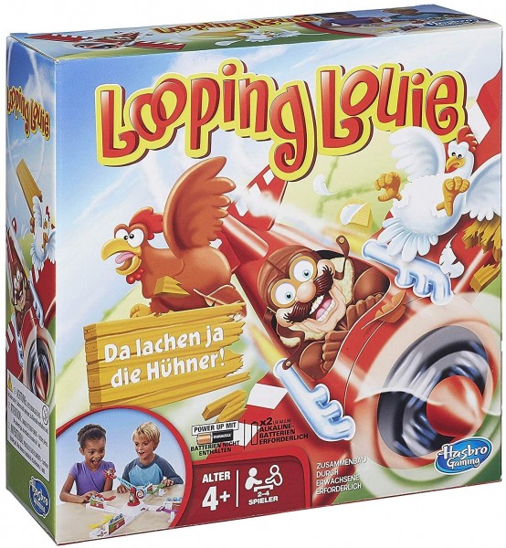 Looping Louie - das rasante Fliegerspiel um die Münzen von Hasbro