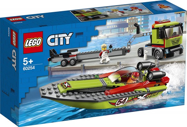 LEGO® City 60254 - Rennboot-Transporter