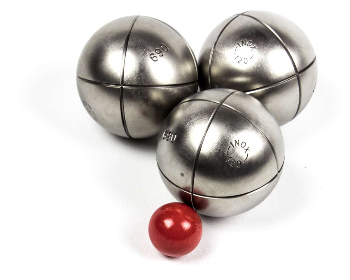 Edles Profi Boule Kugel Set 3 sehr schöne Deluxe Boule Kugeln